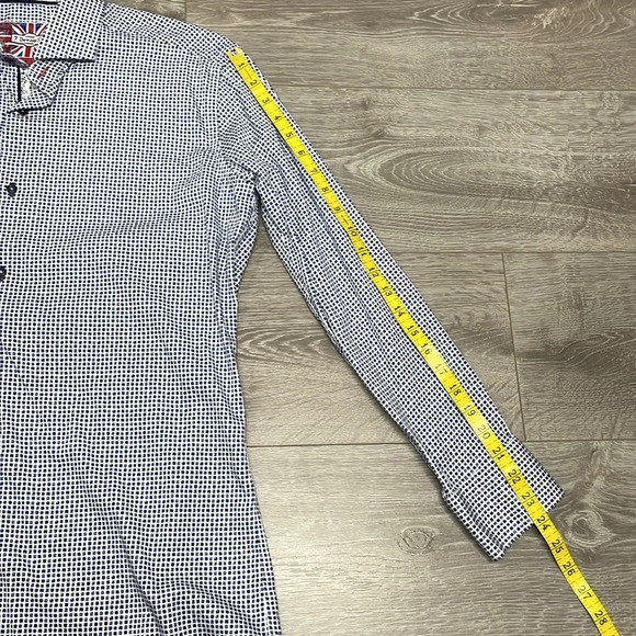 7 Downie St. Long Sleeve Contemporary Fit Button Up Sport Dress Shirts M (4) - Picture 7 of 15
